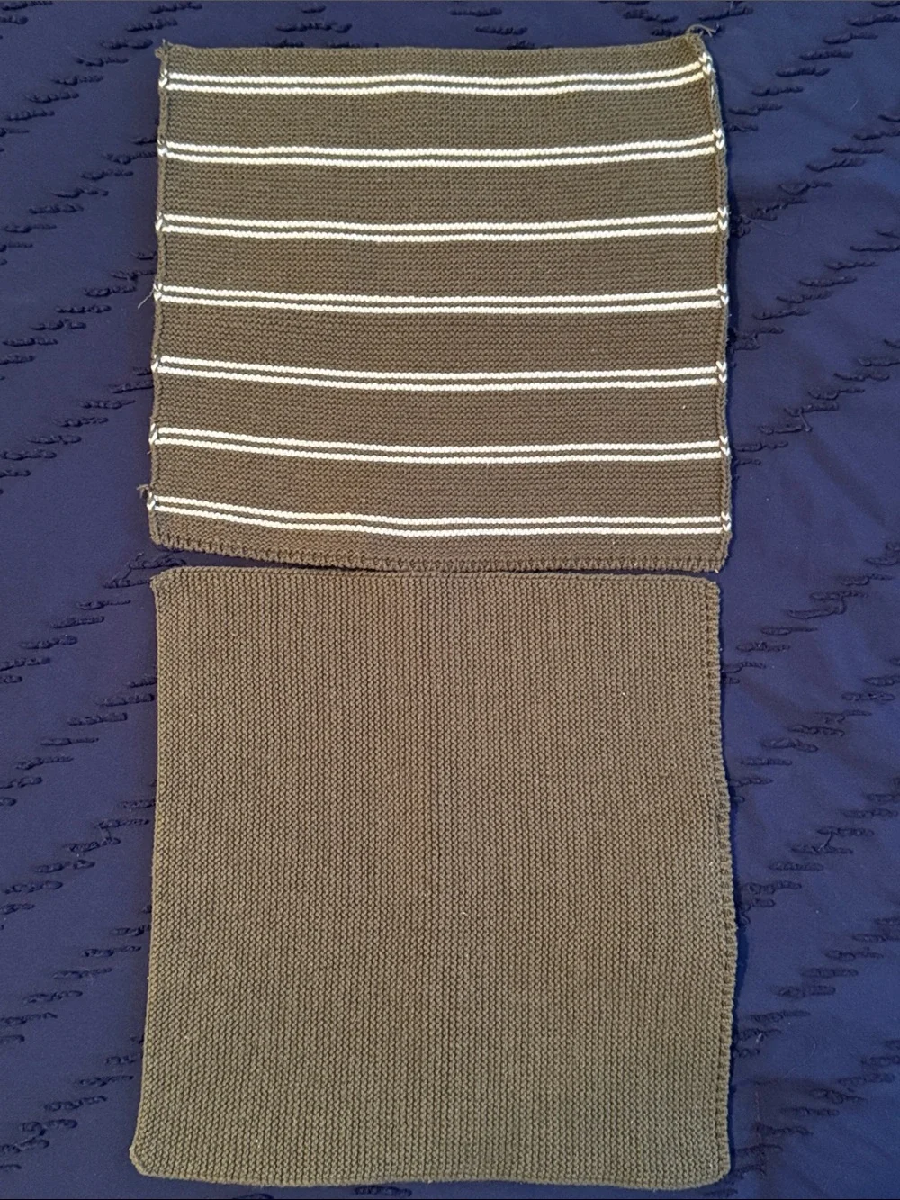 NWOT 100% Cotton Olive Green Wash Cloth Duo